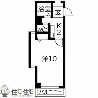 マウントセブン小西【201号室】の間取り