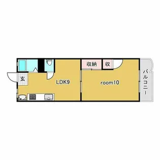 兵庫県神戸市長田区上池田4丁目【マンション】の間取り
