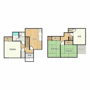 大阪府高石市羽衣3丁目【一戸建】の間取り