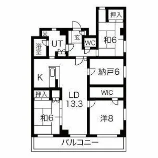 ルミエール【1階】の間取り