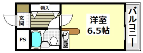 ビクトリア茨木【4階】の間取り