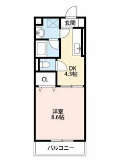 Viola【1階】の間取り