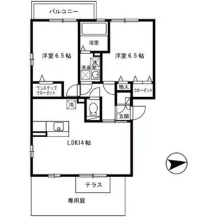 ラ ヴィーテ 北花田【1階】の間取り