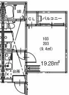 STAGE新瑞橋【2階】の間取り