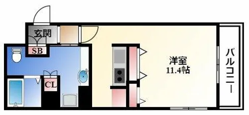 N.S.ZEAL 大曽根【8階】の間取り