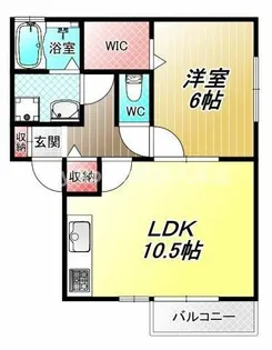 エスト【1階】の間取り