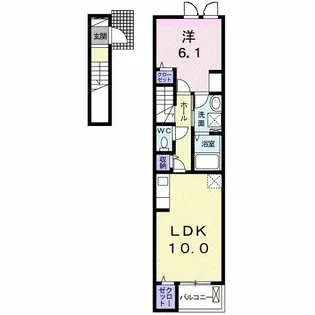エリザ【2階】の間取り