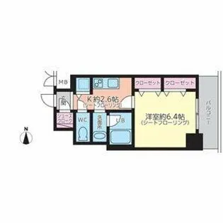 AVANTI atsuta【2階】の間取り