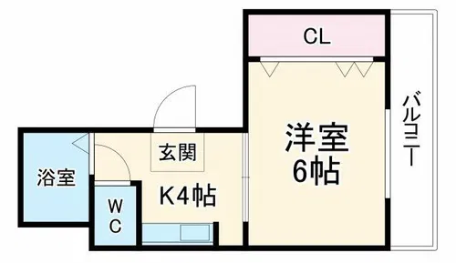 エルミタージュ【4階】の間取り