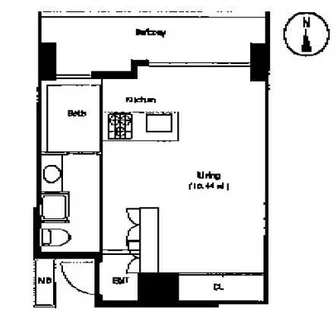 oz alloggio【8階】の間取り