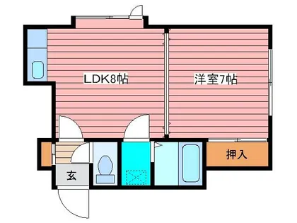 シェーンブルン月寒東【2階】の間取り