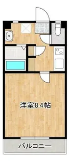 コーポ荒川【2階】の間取り