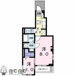 キャピタル B【1階】の間取り