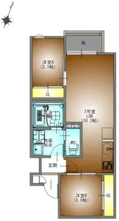 REGALEST上小田井4【1階】の間取り