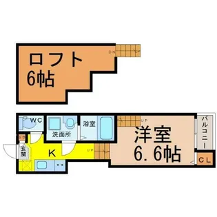 ニューサンライズ【2階】の間取り