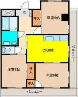 グレース犬山Ⅰ【1階】の間取り