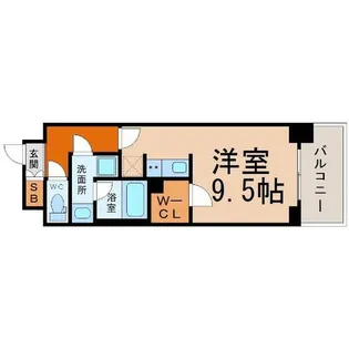エルスタンザ名駅西【4階】の間取り