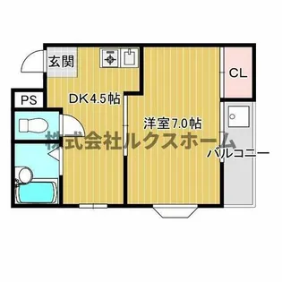 ガーデンパレス茨木【3階】の間取り