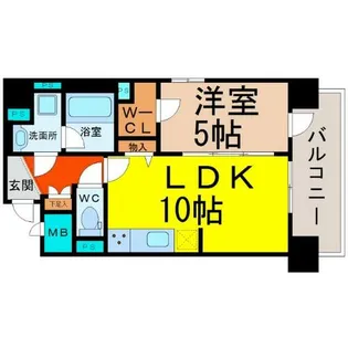 クリスタル丸の内【7階】の間取り