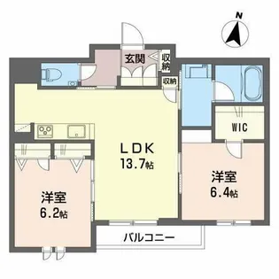 Palazzo Gloriosa【2階】の間取り