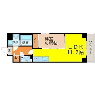 S-FORT北千種(チクサキタ)【11階】の間取り