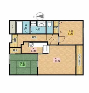 アメージンググレイス【1階】の間取り