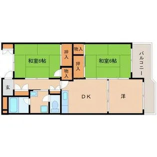 サン兵庫【5階】の間取り