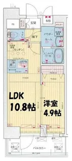 プレサンス上前津オレシア【15階】の間取り
