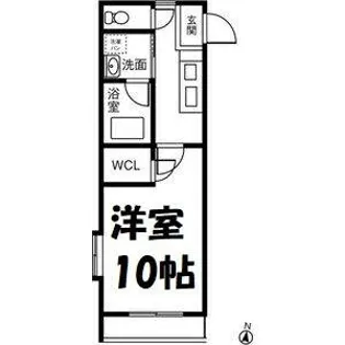 タウンライフ覚王山北【1階】の間取り