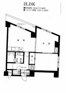 ソシエール南5条【4階】の間取り