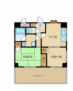 ライフイン光菊【4階】の間取り