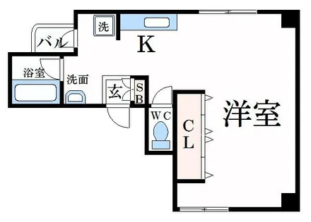 ツムギビル【4階】の間取り