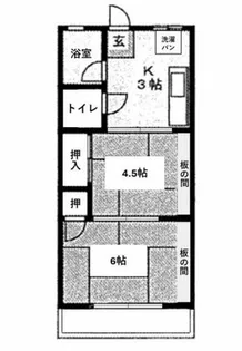 松本マンション【203号室】の間取り
