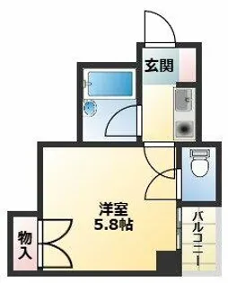 エステートGEN Ⅰ【3階】の間取り