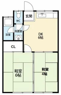 愛知県岡崎市六名東町【アパート】の間取り