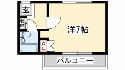 シャンⅠ【2階】の間取り