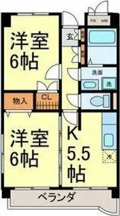 ヴァンコーポ大赤見【3階】の間取り