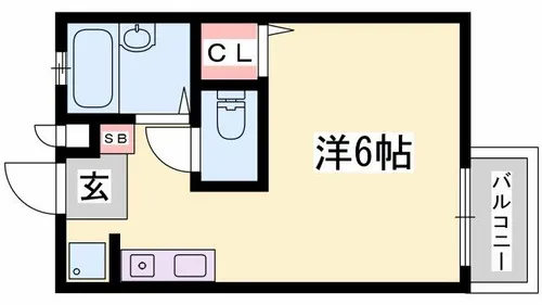 ドーミ東光寺【1階】の間取り