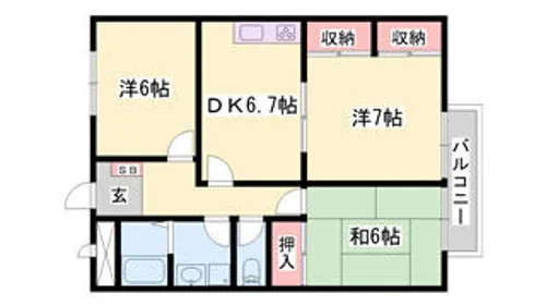 メゾンド リポ【2階】の間取り