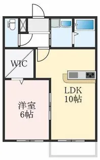 大阪府堺市中区八田北町【アパート】の間取り