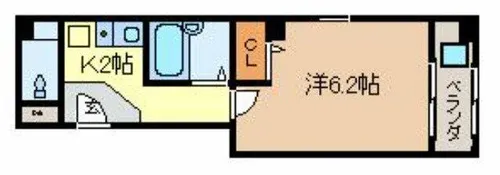 大阪府高石市綾園1丁目【マンション】の間取り