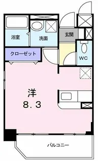 コンフォルト水笠【4階】の間取り