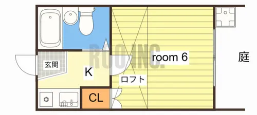メゾン・ド・KY西飾磨【1階】の間取り