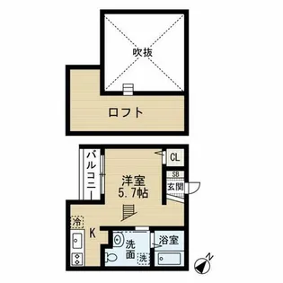 フェリーチェ香住ヶ丘【1階】の間取り