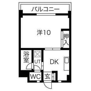 グリーンハイツ徳川【4階】の間取り