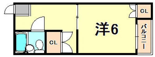 リトルサンシャイン【4階】の間取り