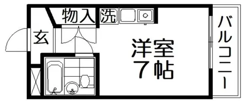ファインコートⅢ池田中町【2階】の間取り