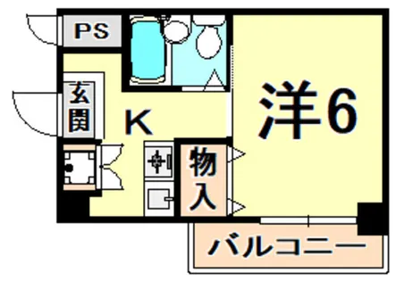 メゾンジュリアナモンド【1階】の間取り