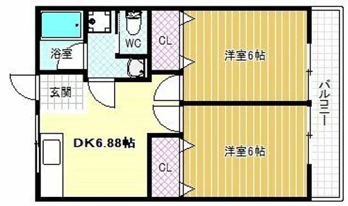 シティハイム重田1【2階】の間取り