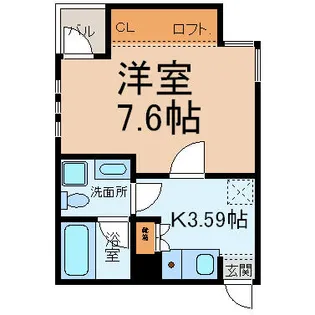 ノヴェル大曽根【3階】の間取り